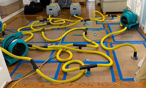 Professional Burst Pipe Water Damage technician working in Central Point, OR